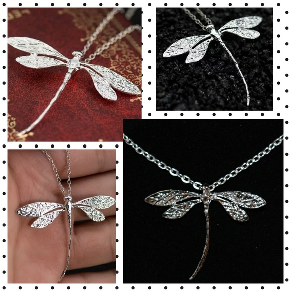Jewelry - NWOT Dragonfly necklace